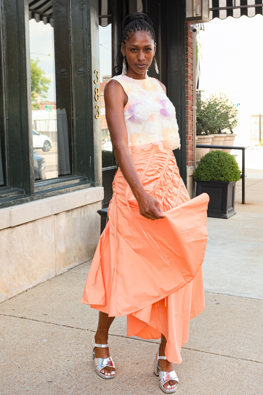 Genevieve Ruched Skirt