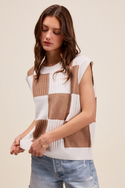 Emma Check Plaid Sweater