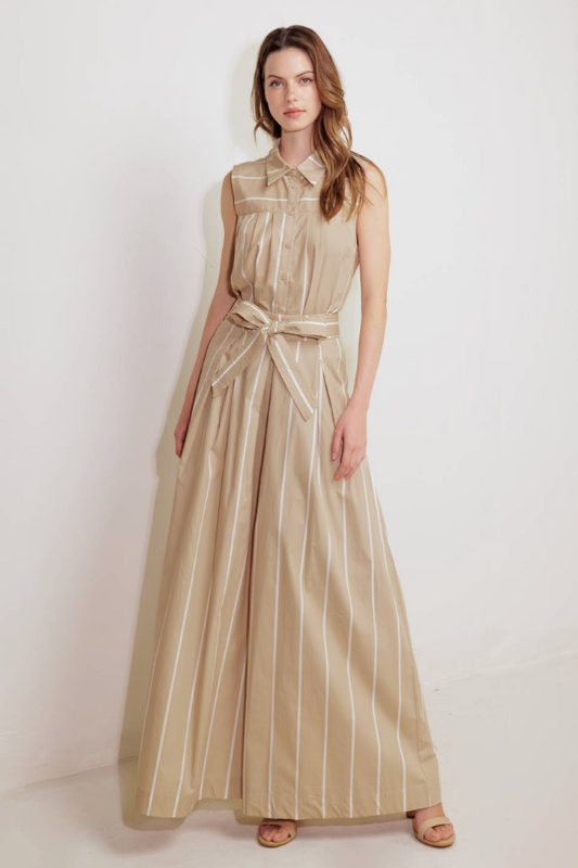 Kira Striped Woven Pant