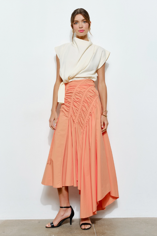 Genevieve Ruched Skirt
