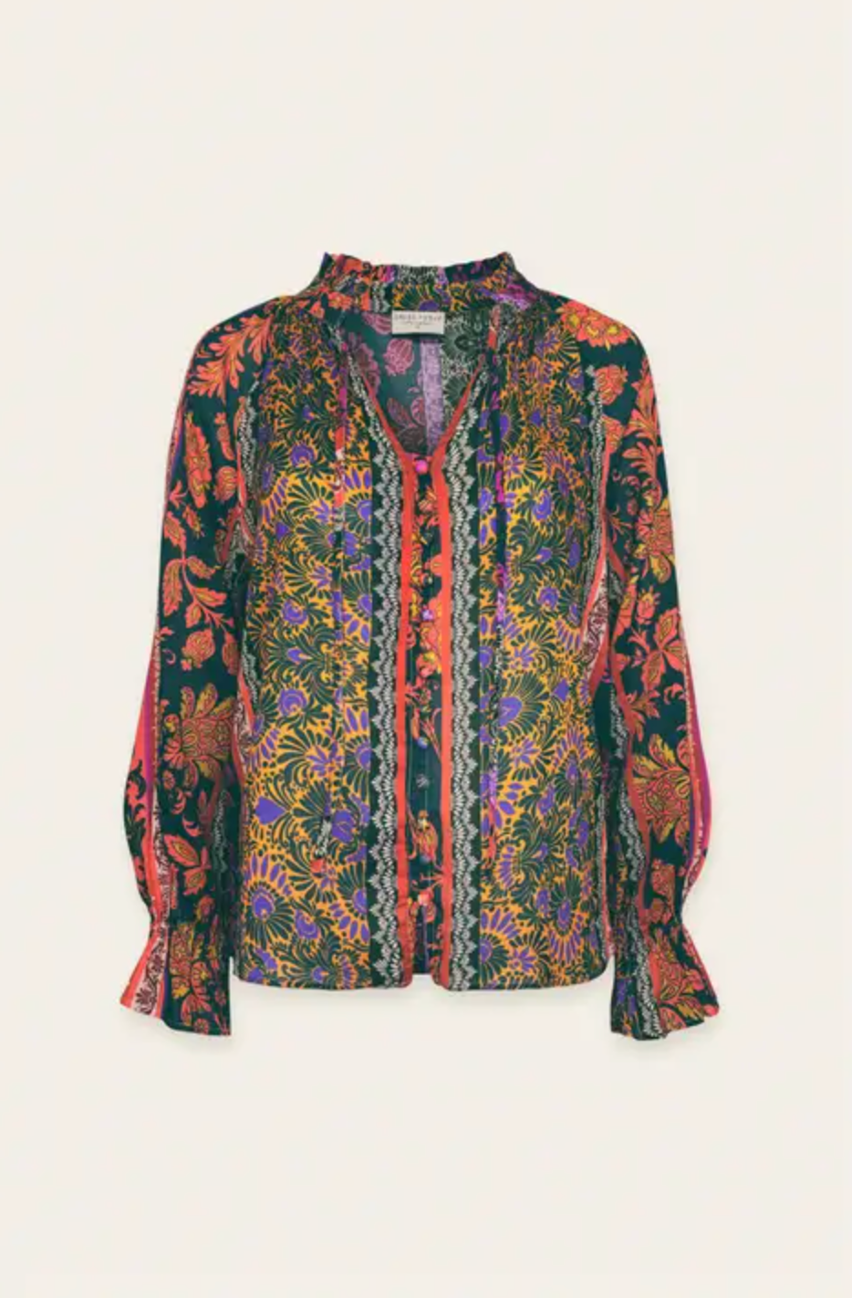 Harvest Florals Ruffled Top