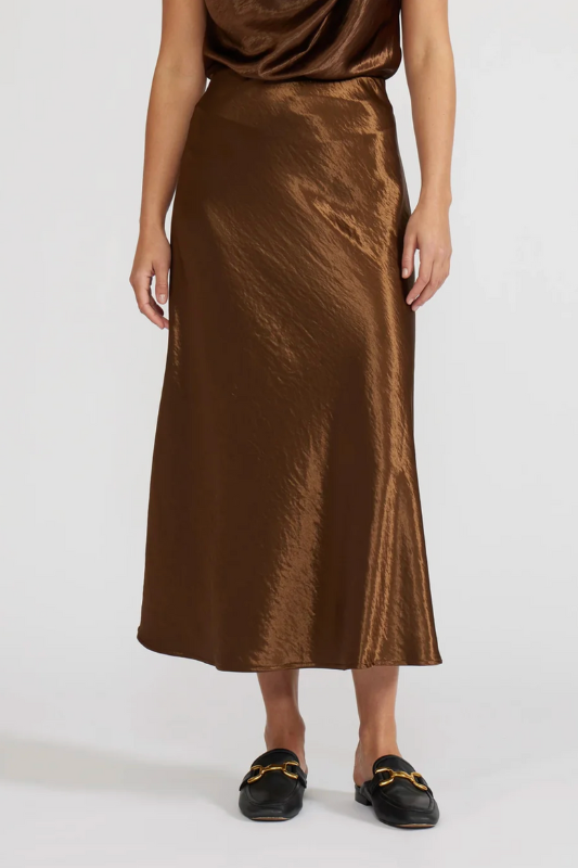 Flawless Satin Maxi Skirt
