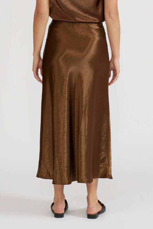 Flawless Satin Maxi Skirt